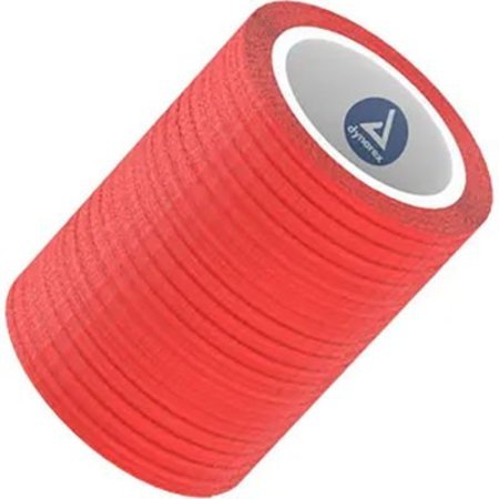 DYNAREX Dynarex Sensi Wrap Self Adherent Bandage Rolls, 1inW x 5 yards, Red, 30 Pcs 3276